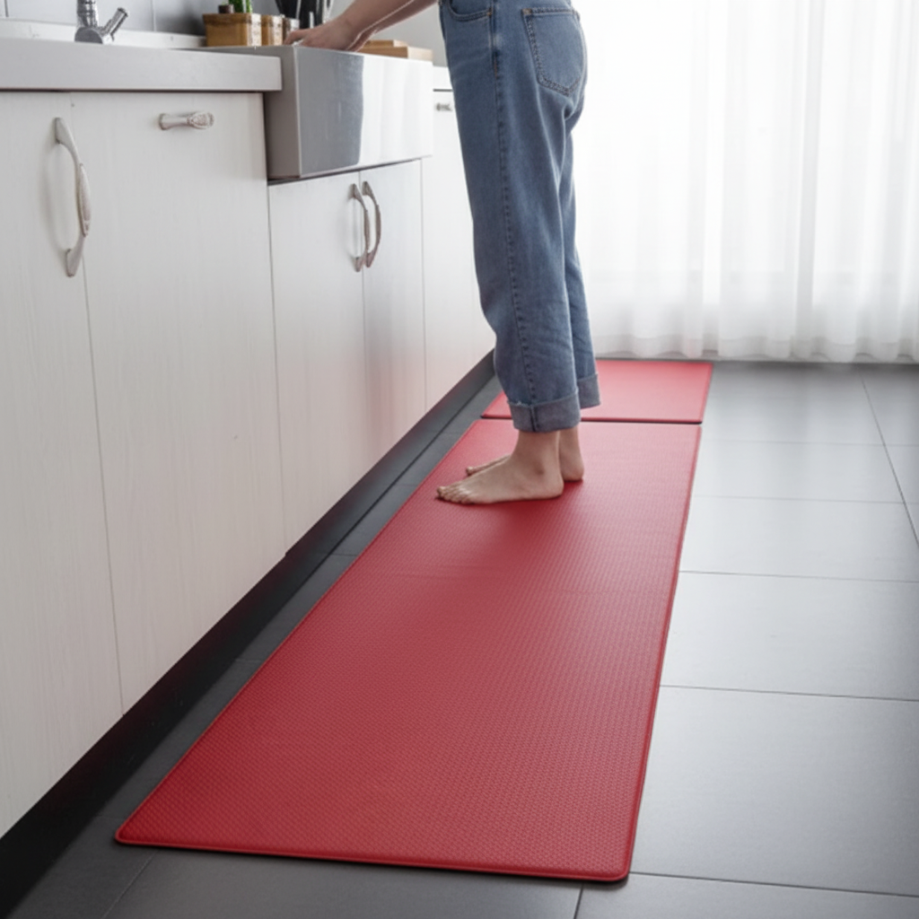 Anti-Ermüdungs- und Rutschfeste Komfort-Küchenmatte | Weiche Stehmatte