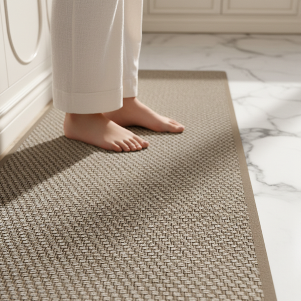 2-teiliges klassisches Küchenmatten-Set