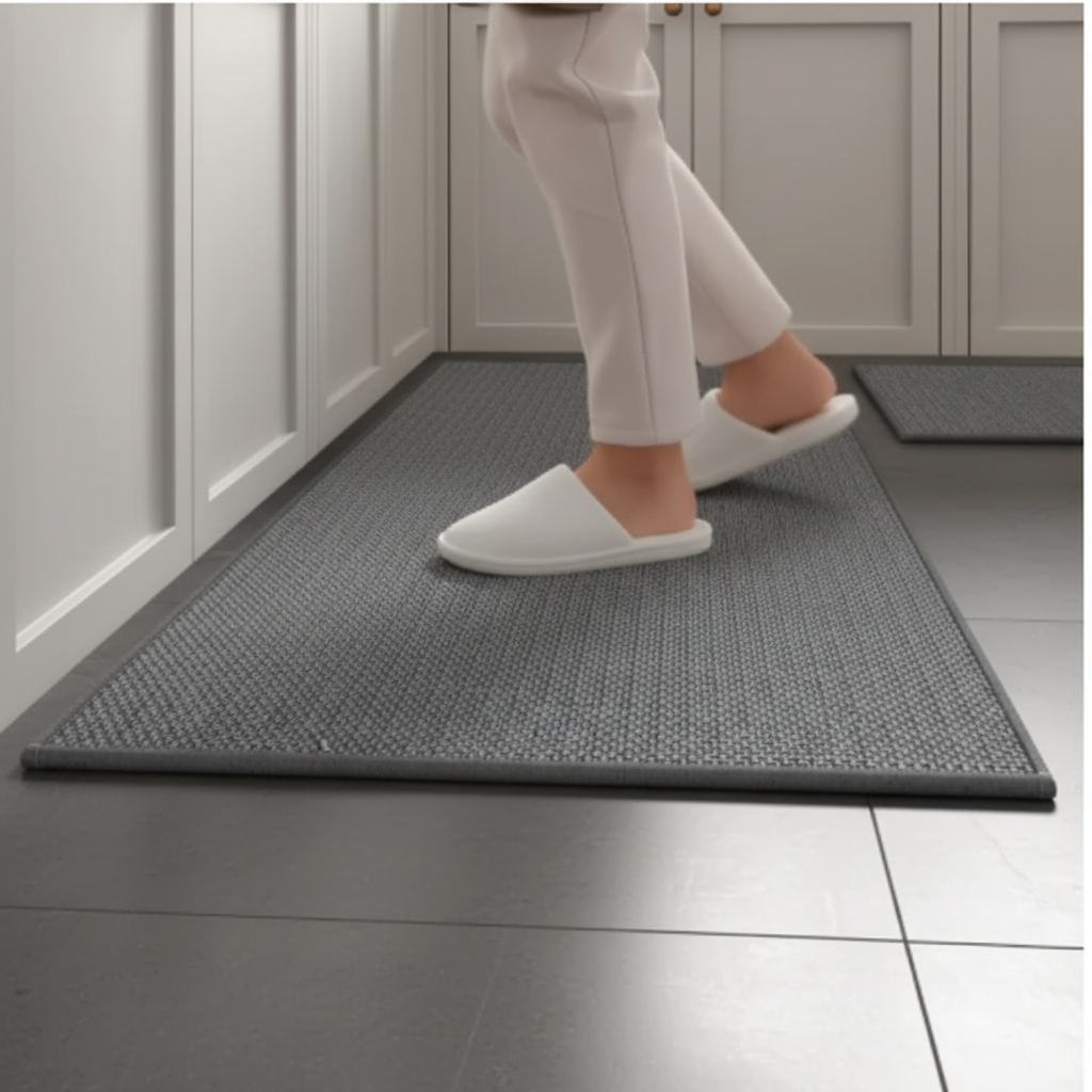 2-teiliges klassisches Küchenmatten-Set