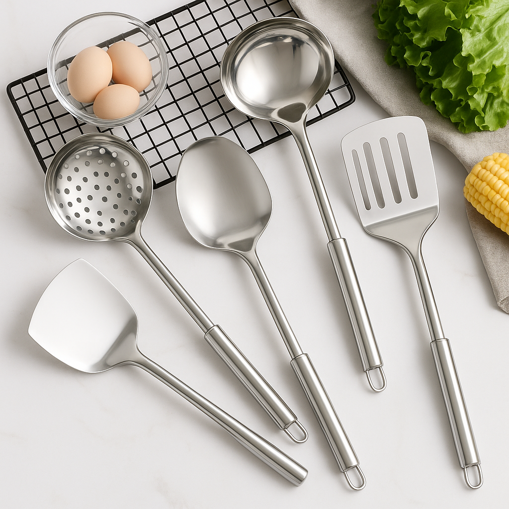Premium Edelstahl-Küchenutensilien-Set (5-teilig)