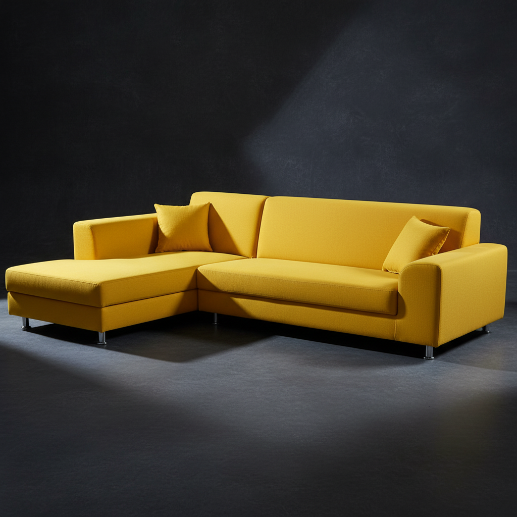 Sofaüberwurf aus samtigem Stretchstoff