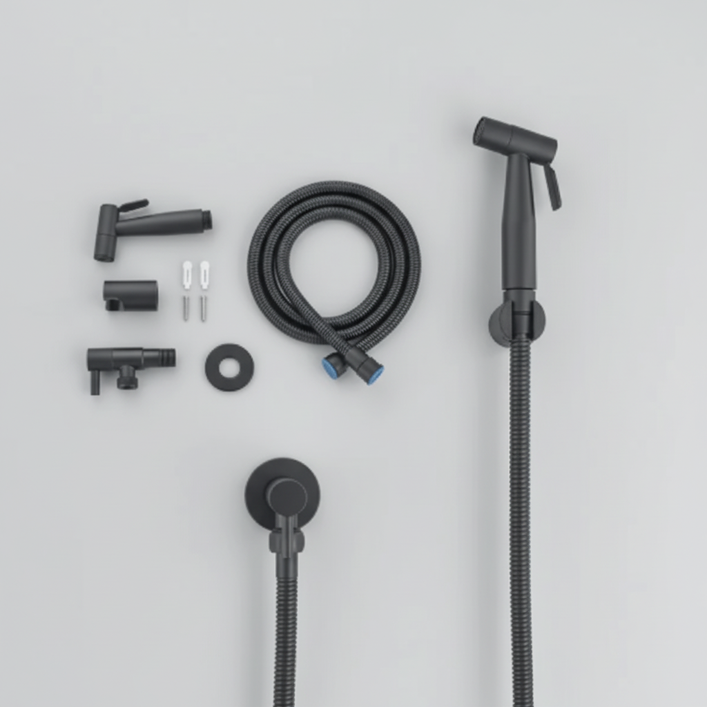 Wandmontierter Edelstahl 304 Kaltwasser-Bidet-Sprüher