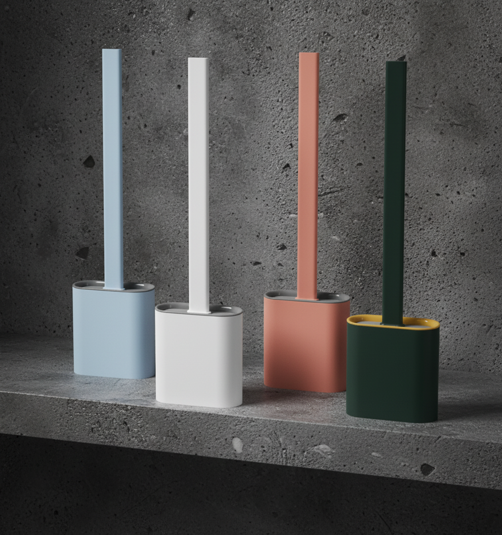 Flexible Silikon-Toilettenbürste