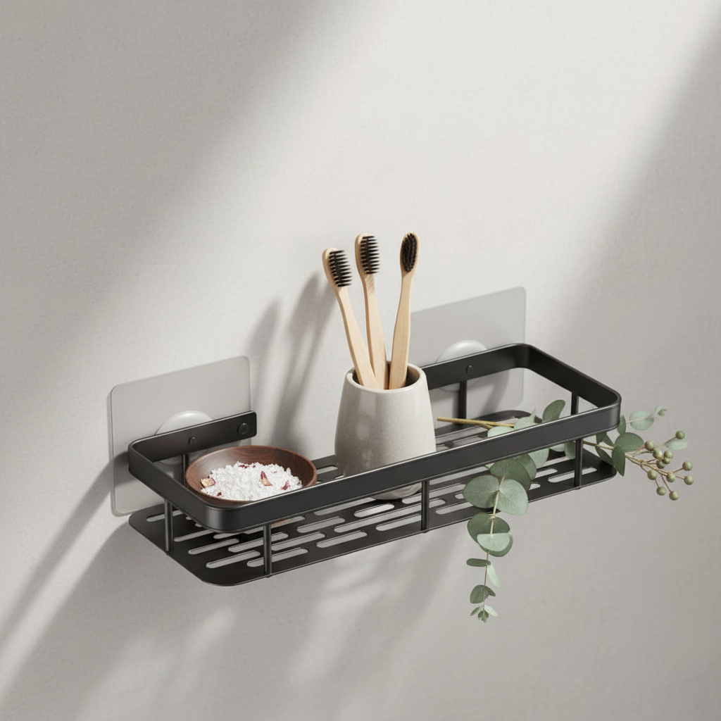 Bohrenfreie Badezimmer-Ablage