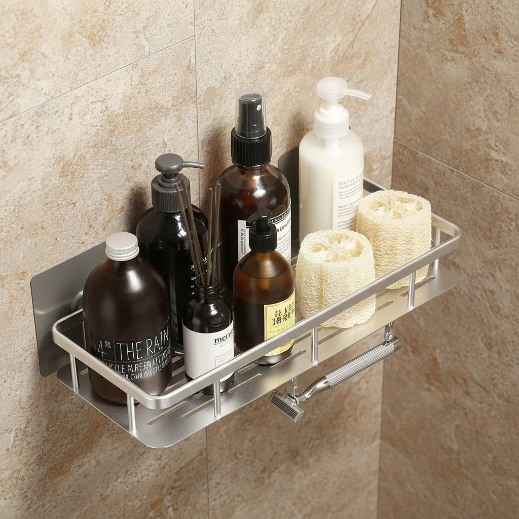 Bohrenfreie Badezimmer-Ablage