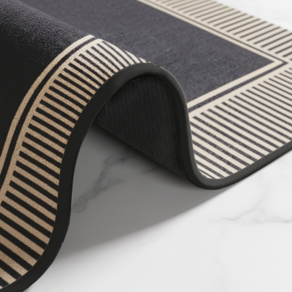 Weiche Küchenmatte mit Zebra-Streifenmuster