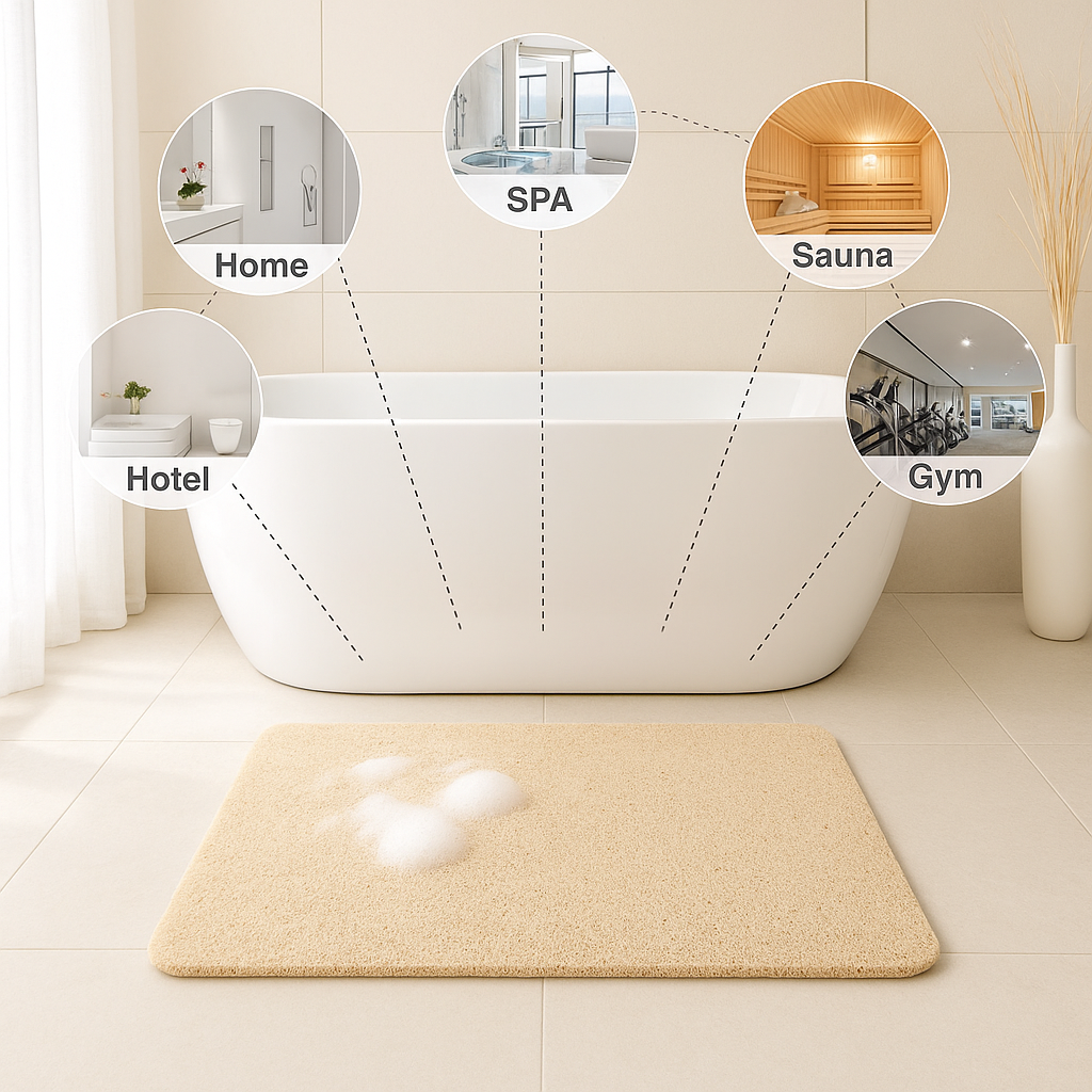 Rutschfeste Sicherheits-Duschmatte