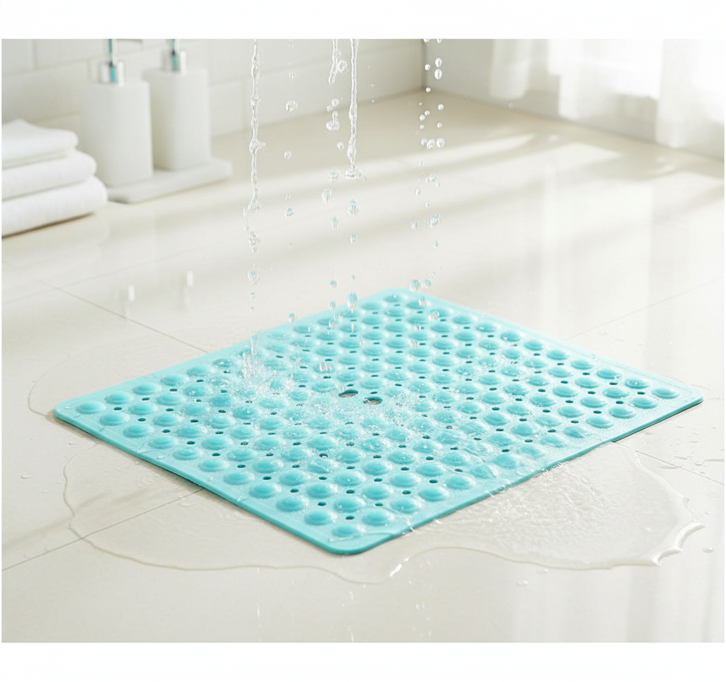 Rutschfeste Badesicherheitsmatte mit Saugnäpfen