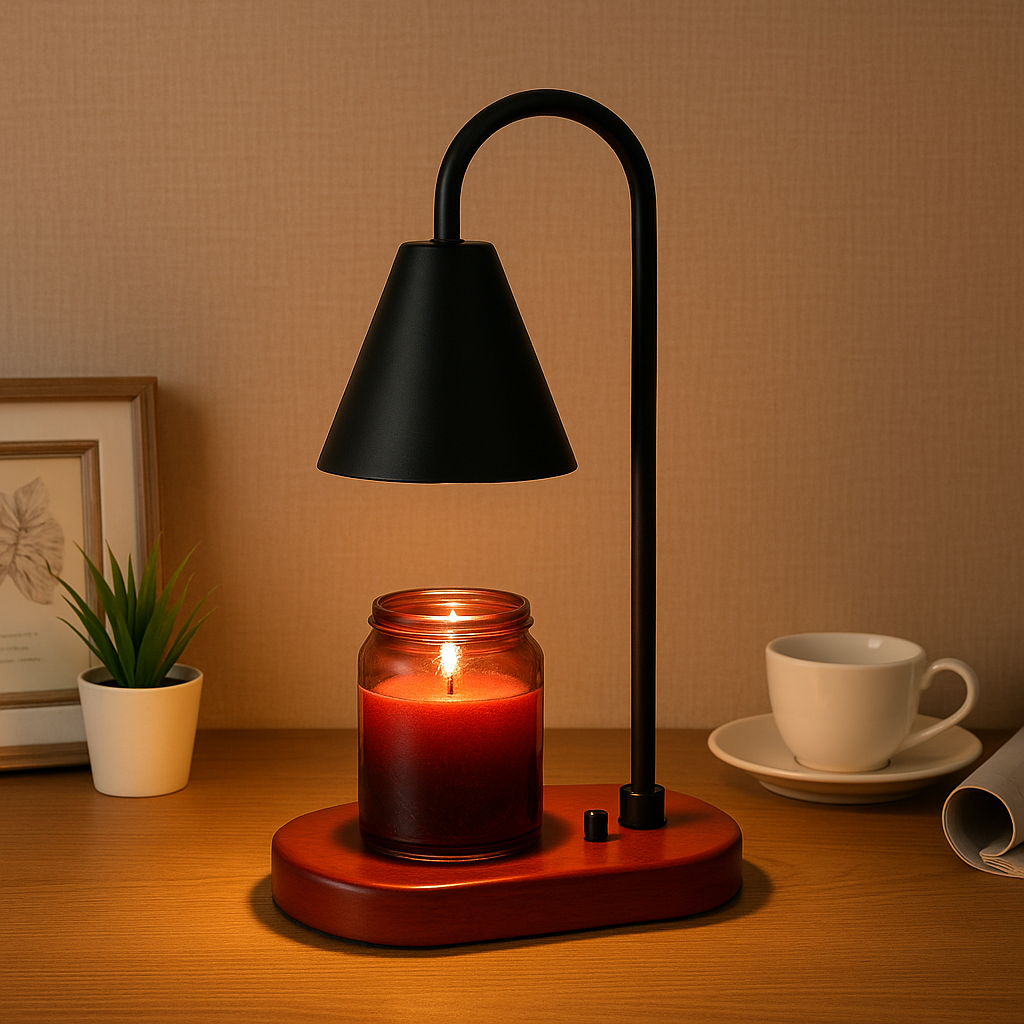 Nordische Kerzenwärmer-Lampe mit dimmbarem Licht