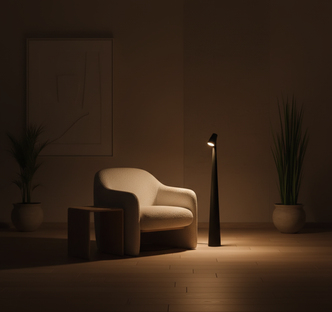 Minimalistische Nordische Tischlampe