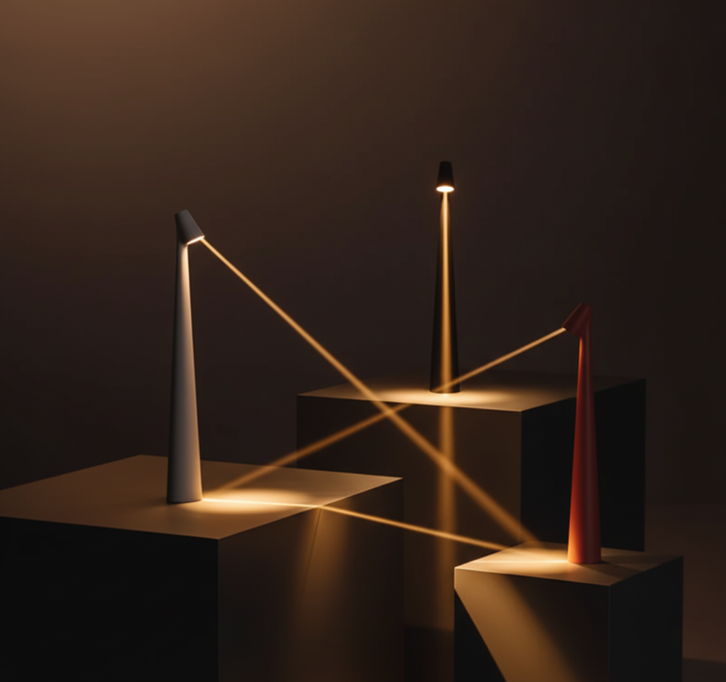 Minimalistische Nordische Tischlampe