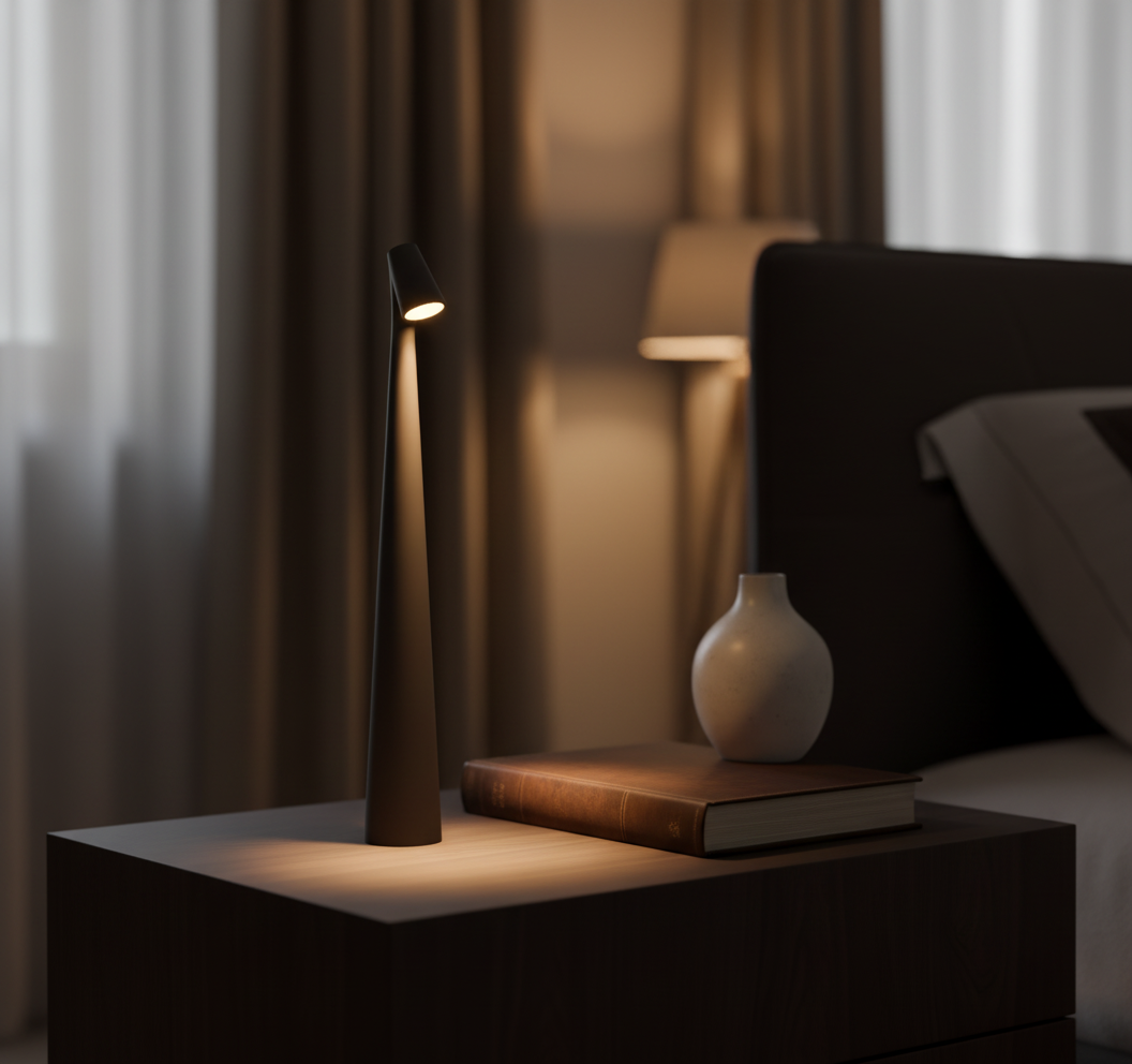 Minimalistische Nordische Tischlampe