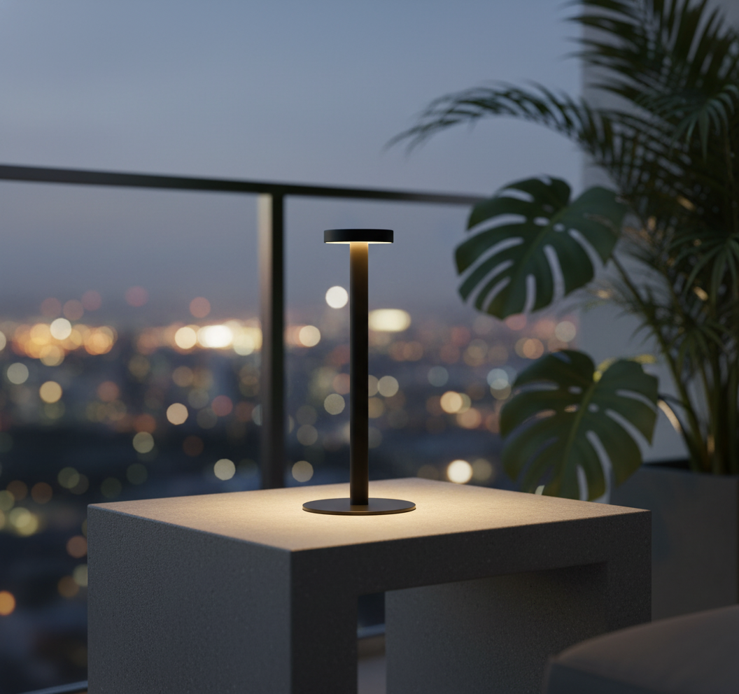 Aluminium-LED-Tischlampe