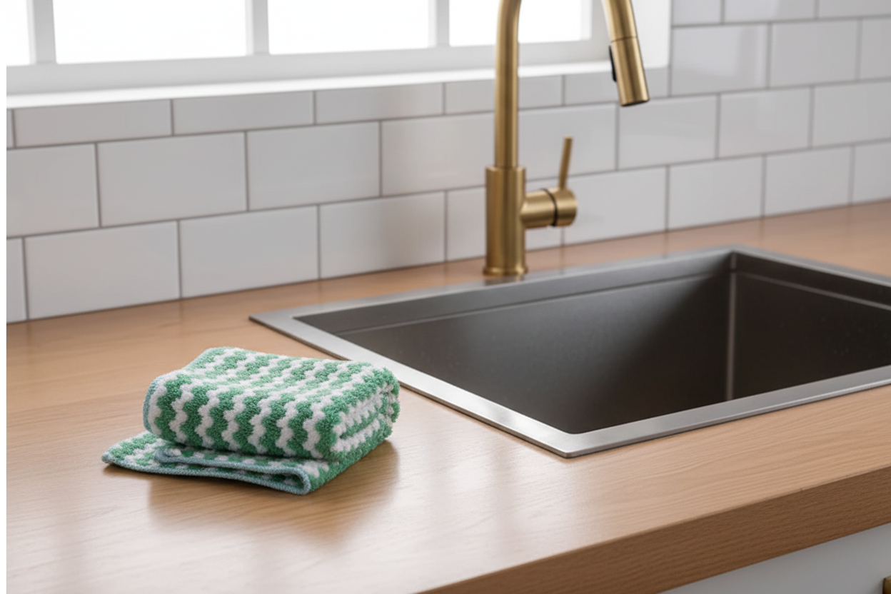 Nanofaser Streifenfrei Reinigungs- und Poliertuch