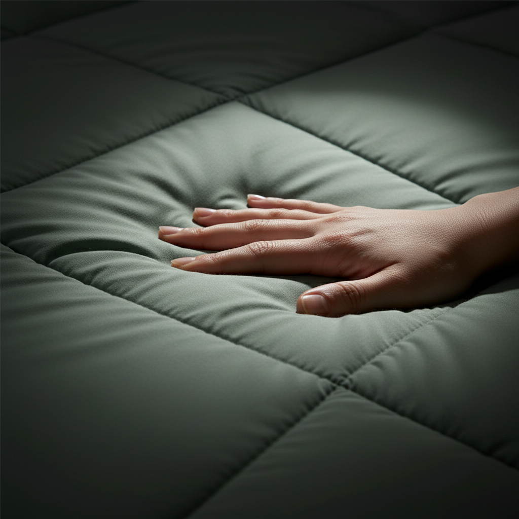 Zartes Grau Pastellgrün Bett Royalbed