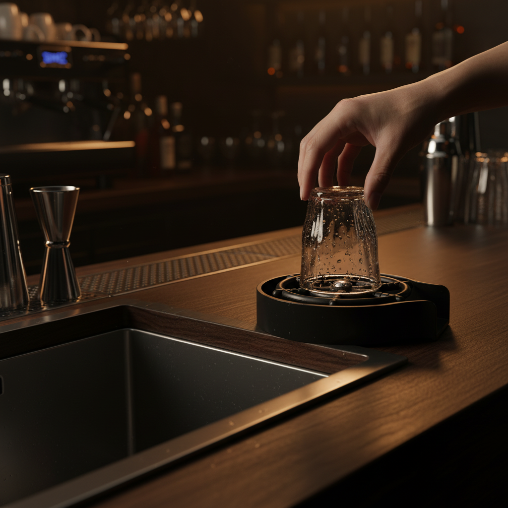 Hochdruck Automatischer Gläser-Rinser Waschgerät