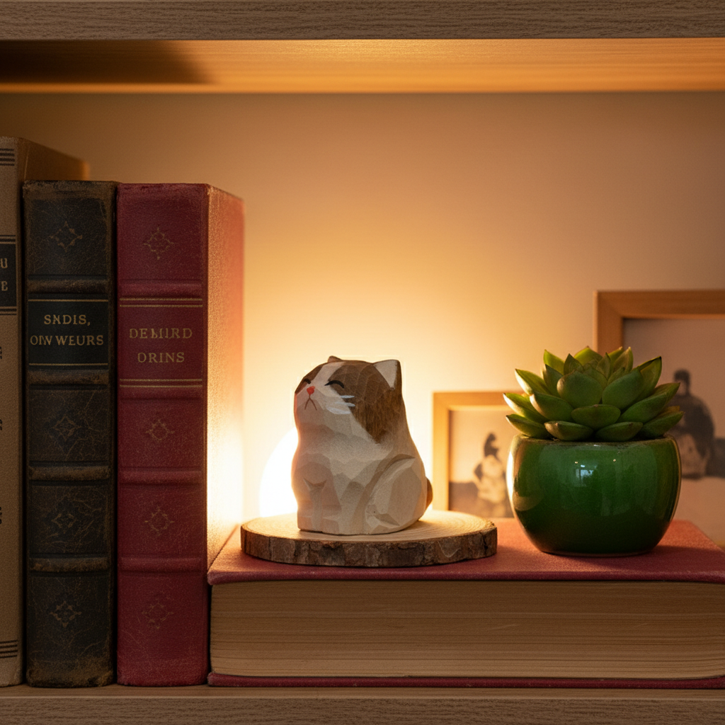 Hölzerne Handgefertigte Haustierfiguren