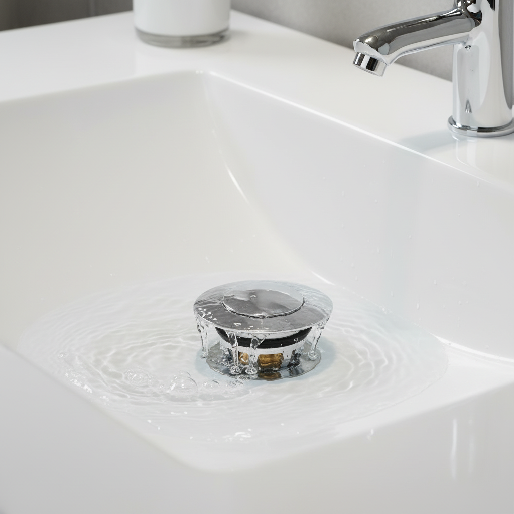 Universal Pop-Up Spülenablauf-Filter mit Korb