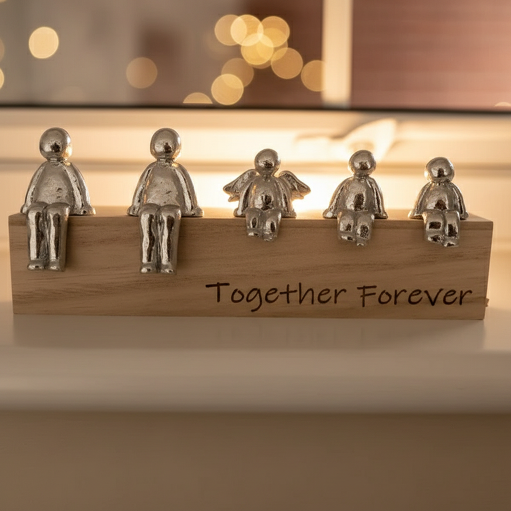 Handgefertigte Harz Personalisierbare Familienfigur Ornament