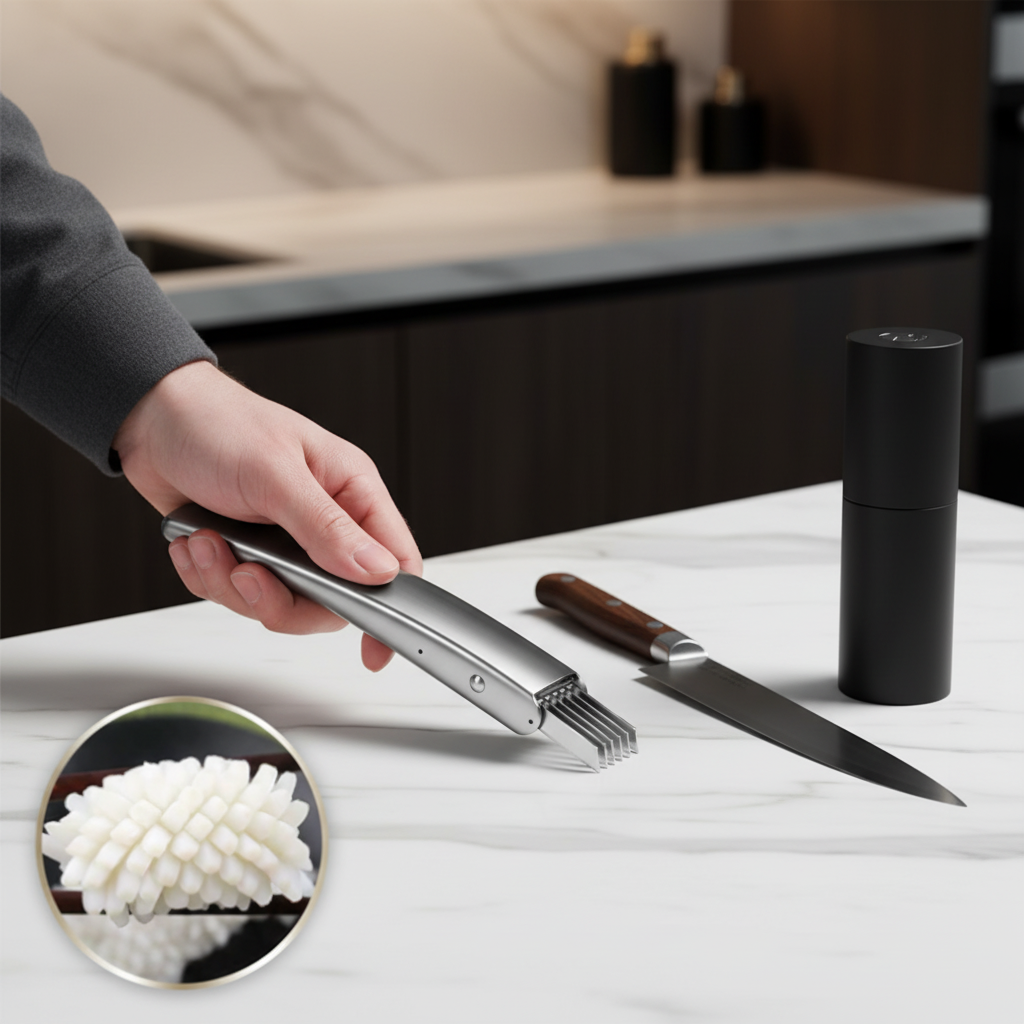 Edelstahl Küchenreibe “StillSlice”