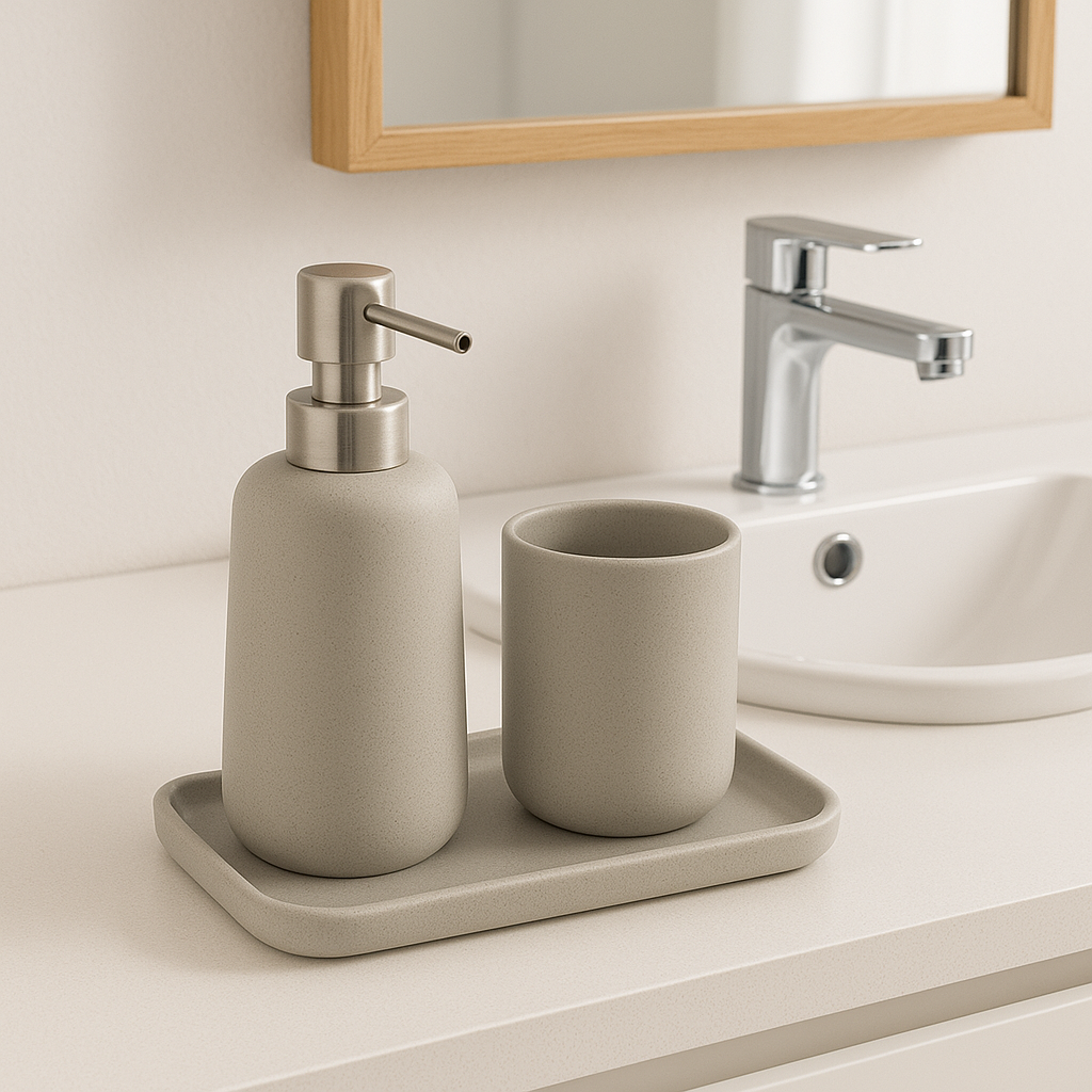 Badezimmer Set 3-teilig | Modern, Robust & Funktional