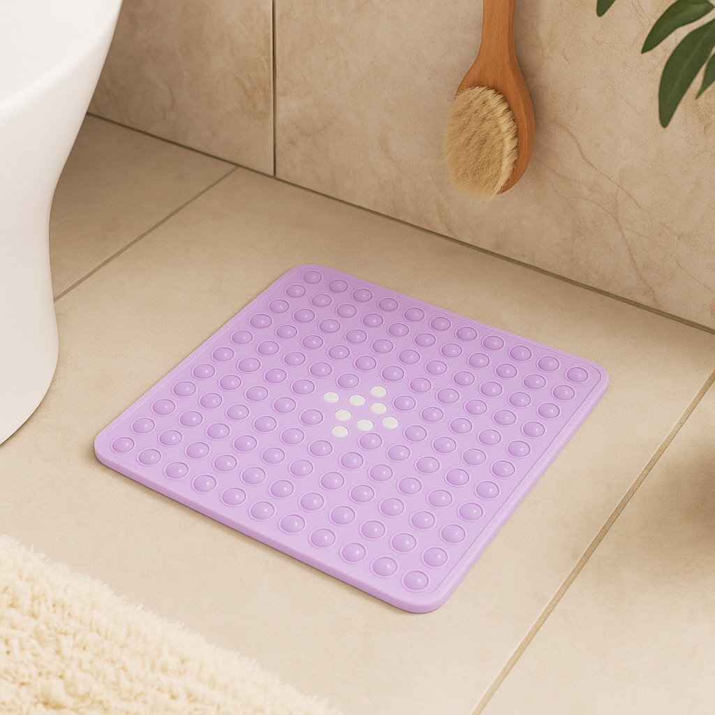 Rutschfeste Bad-Sicherheitsmatte mit Saugnäpfen