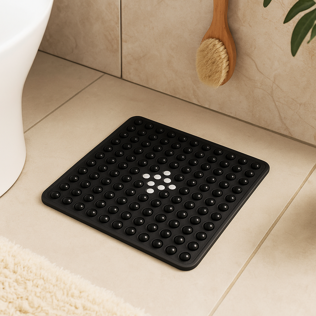 Rutschfeste Bad-Sicherheitsmatte mit Saugnäpfen