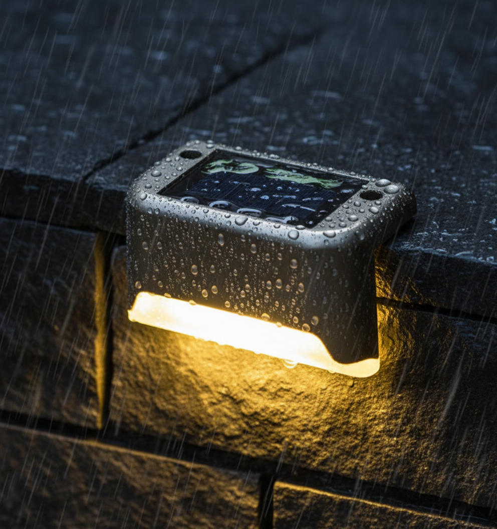 Solarbetriebene, wasserdichte Außenlampe