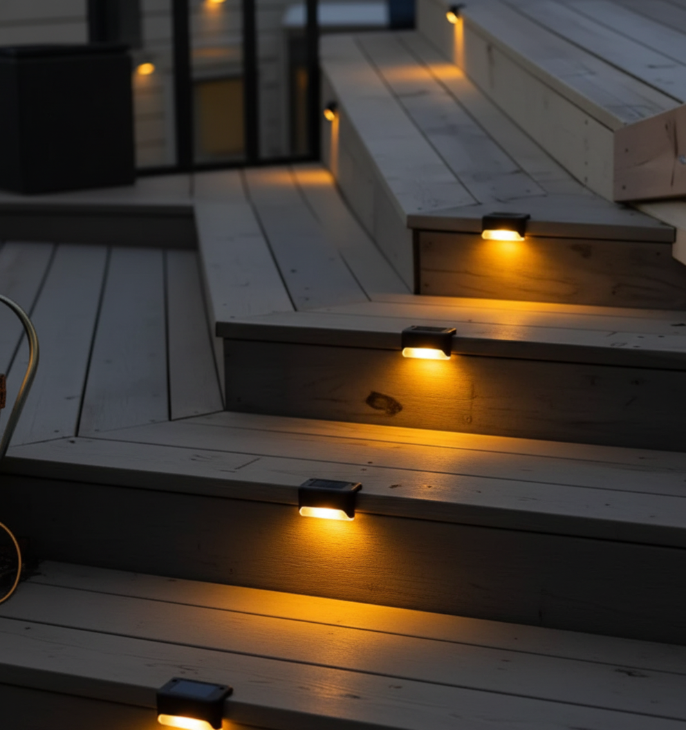 Solarbetriebene, wasserdichte Außenlampe