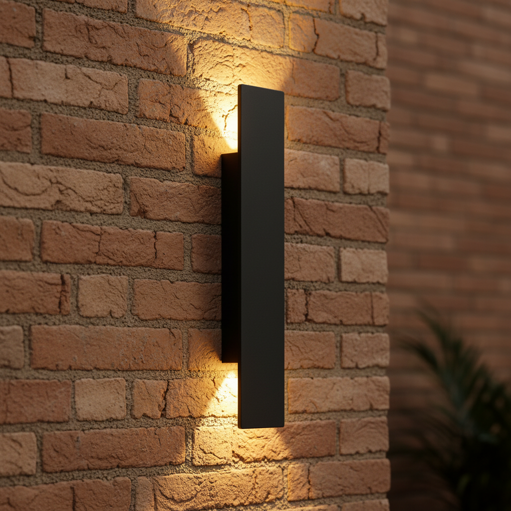 Wasserdichte IP65-LED-Wandleuchte aus Aluminium