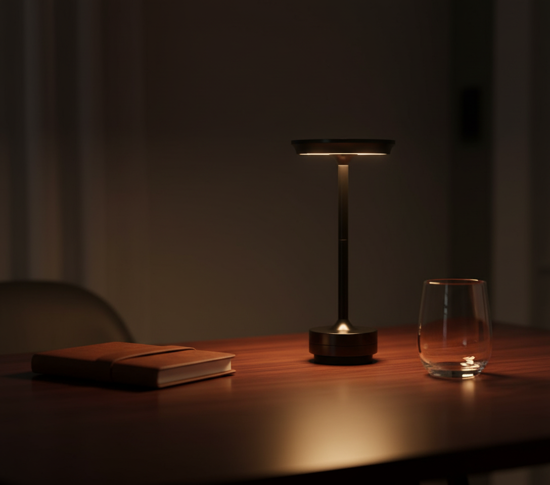 Kabellose dimmbare Retro-Tischlampe