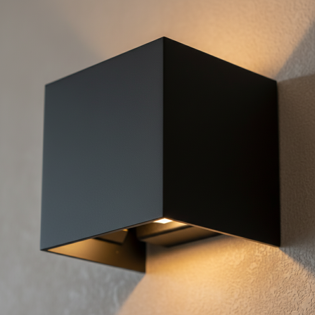 Kabellose Luxuriöse LED-Würfel-Wandleuchte