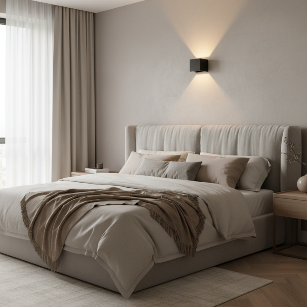 Kabellose Luxuriöse LED-Würfel-Wandleuchte