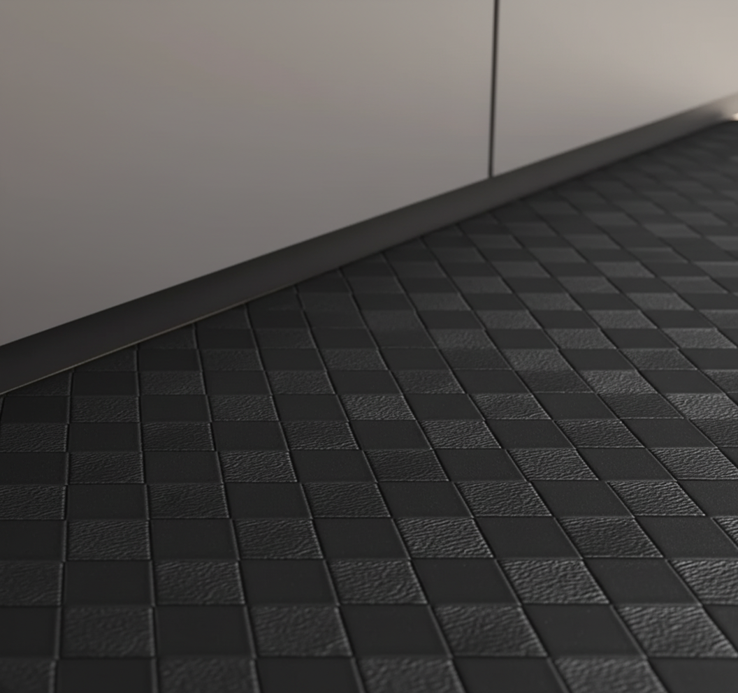 Gepolsterte Anti-Ermüdungs-Küchenmatte mit rutschfester Unterseite