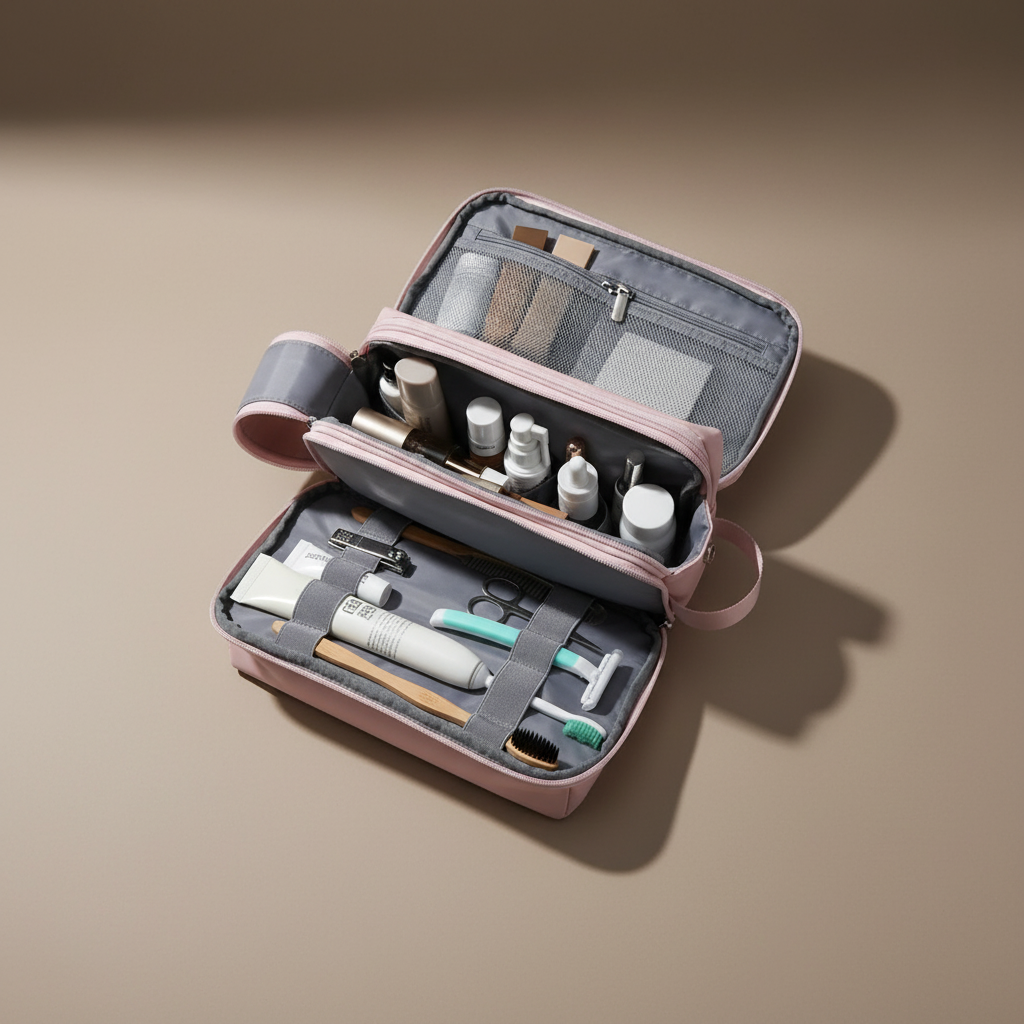 Wasserabweisende Kosmetiktasche S / M / L – leichter Unisex-Kulturbeutel