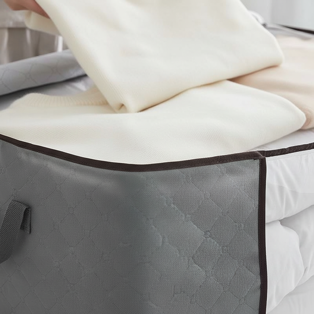 Hochwertige faltbare Aufbewahrungstasche für Kleidung & Decken