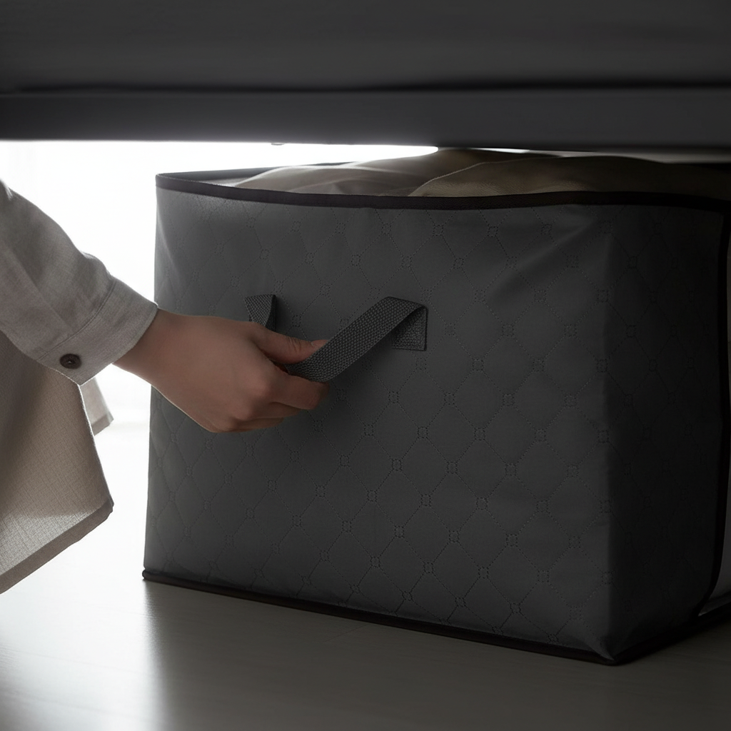 Hochwertige faltbare Aufbewahrungstasche für Kleidung & Decken