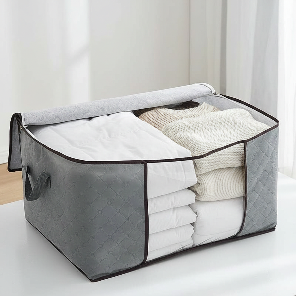 Hochwertige faltbare Aufbewahrungstasche für Kleidung & Decken