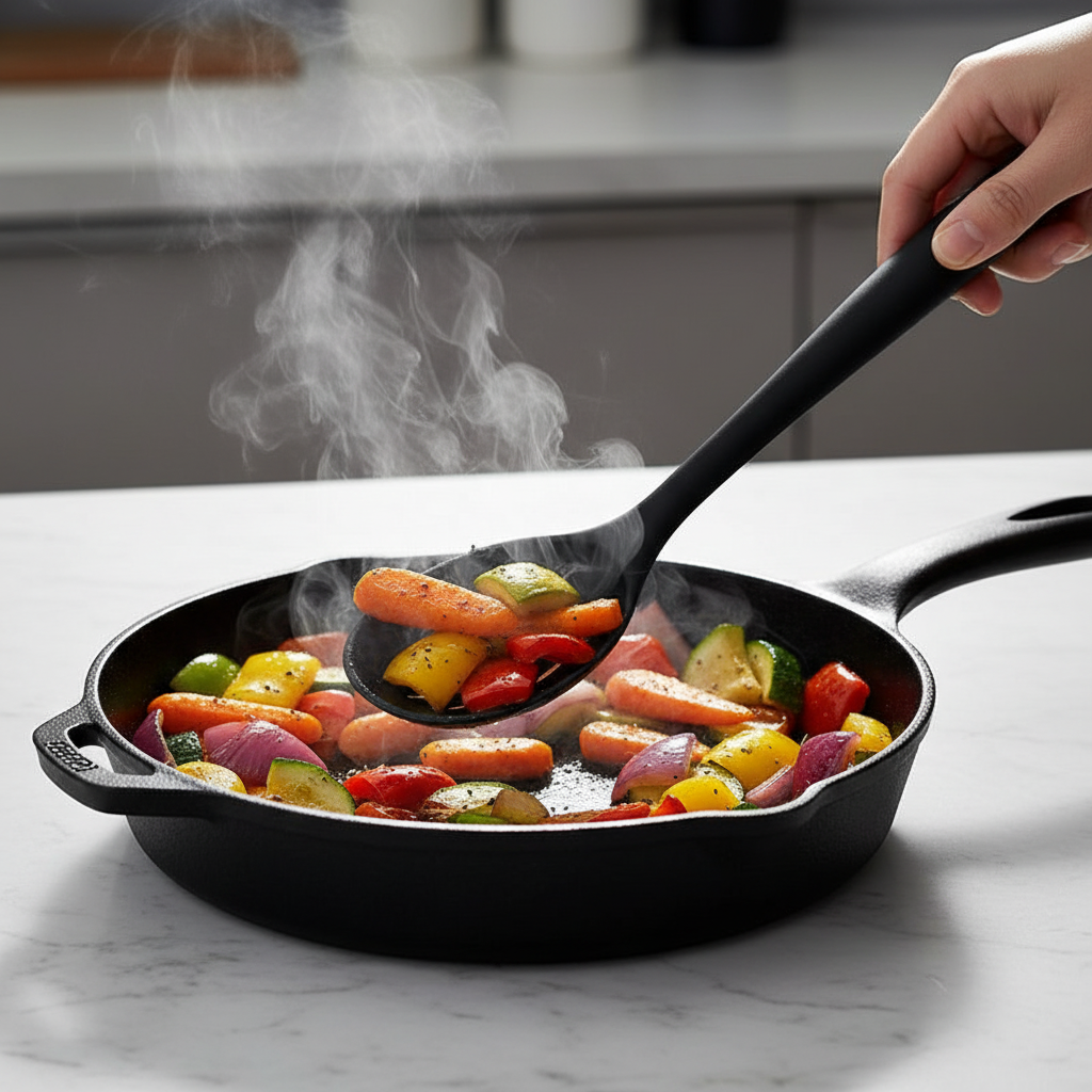 Silikon Küchenutensilien Set mit Halter