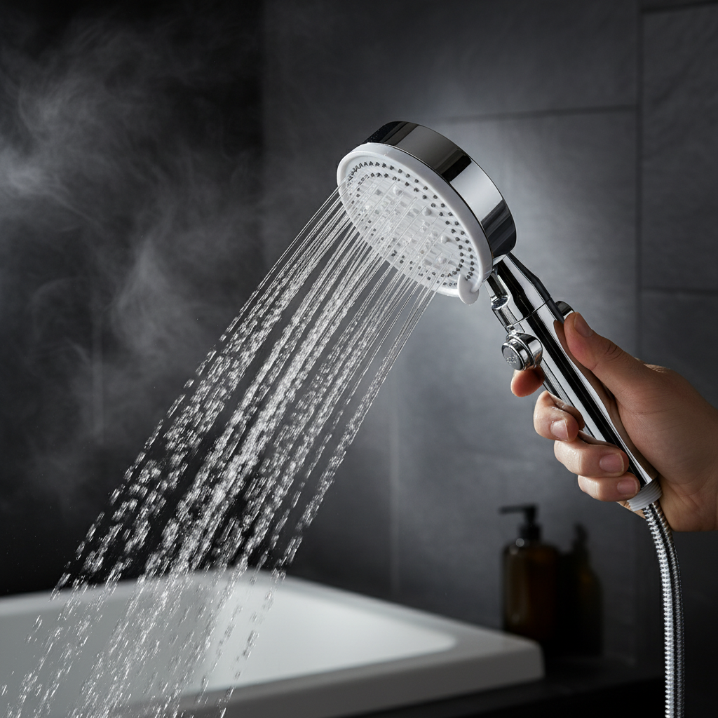 Hochdruck‑Duschkopf 5 Modi Wassersparend