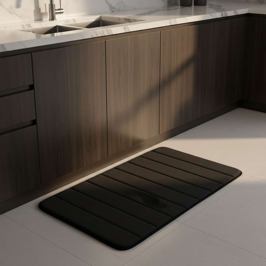 rutschfeste schnell trocknende Badematte Julia