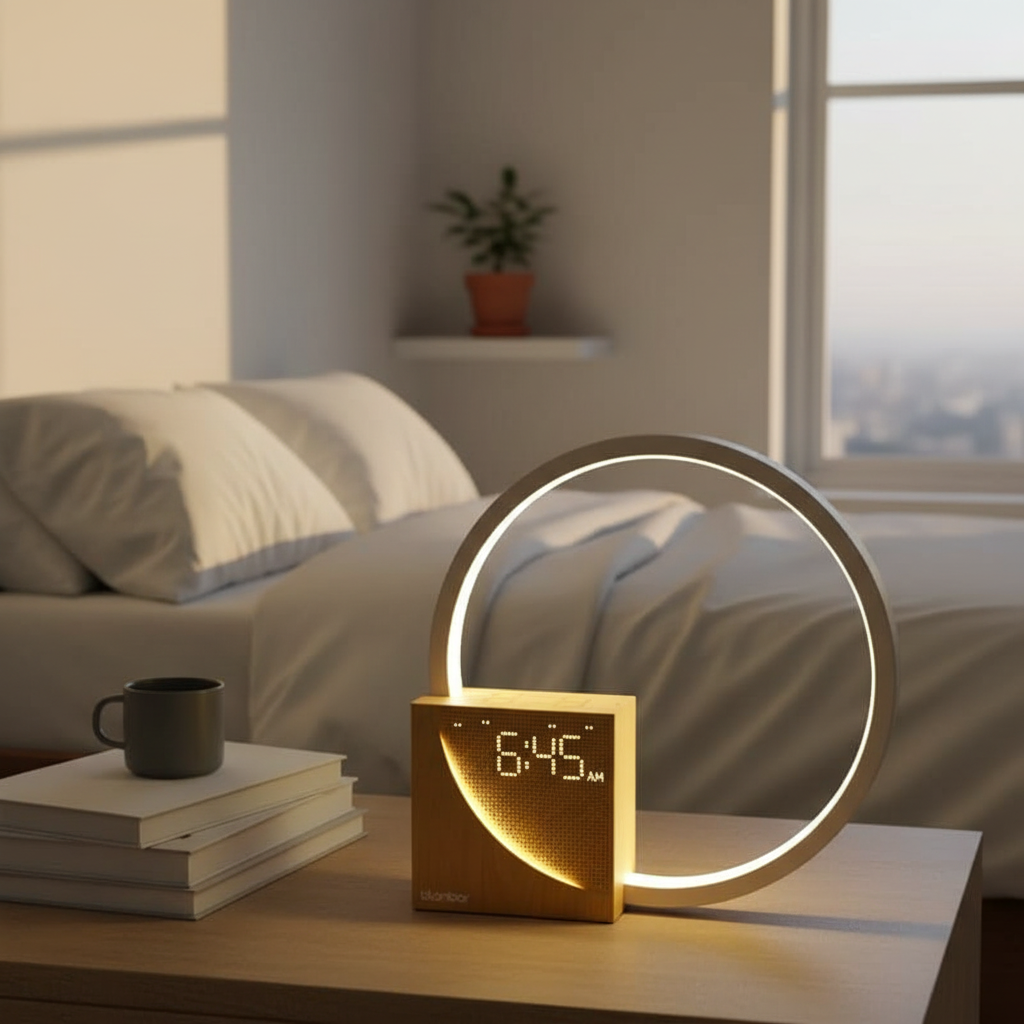 LED‑Licht digitaler Wecker