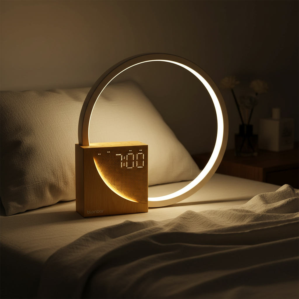 LED‑Licht digitaler Wecker